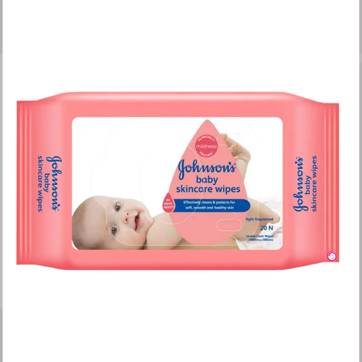 Johnson's Baby Skincare Wipes - 20Pieces – OPUS RKID