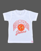 Boys cotton button-up shirt with chest pocket and graphic printed short sleeve inner t-shirt set