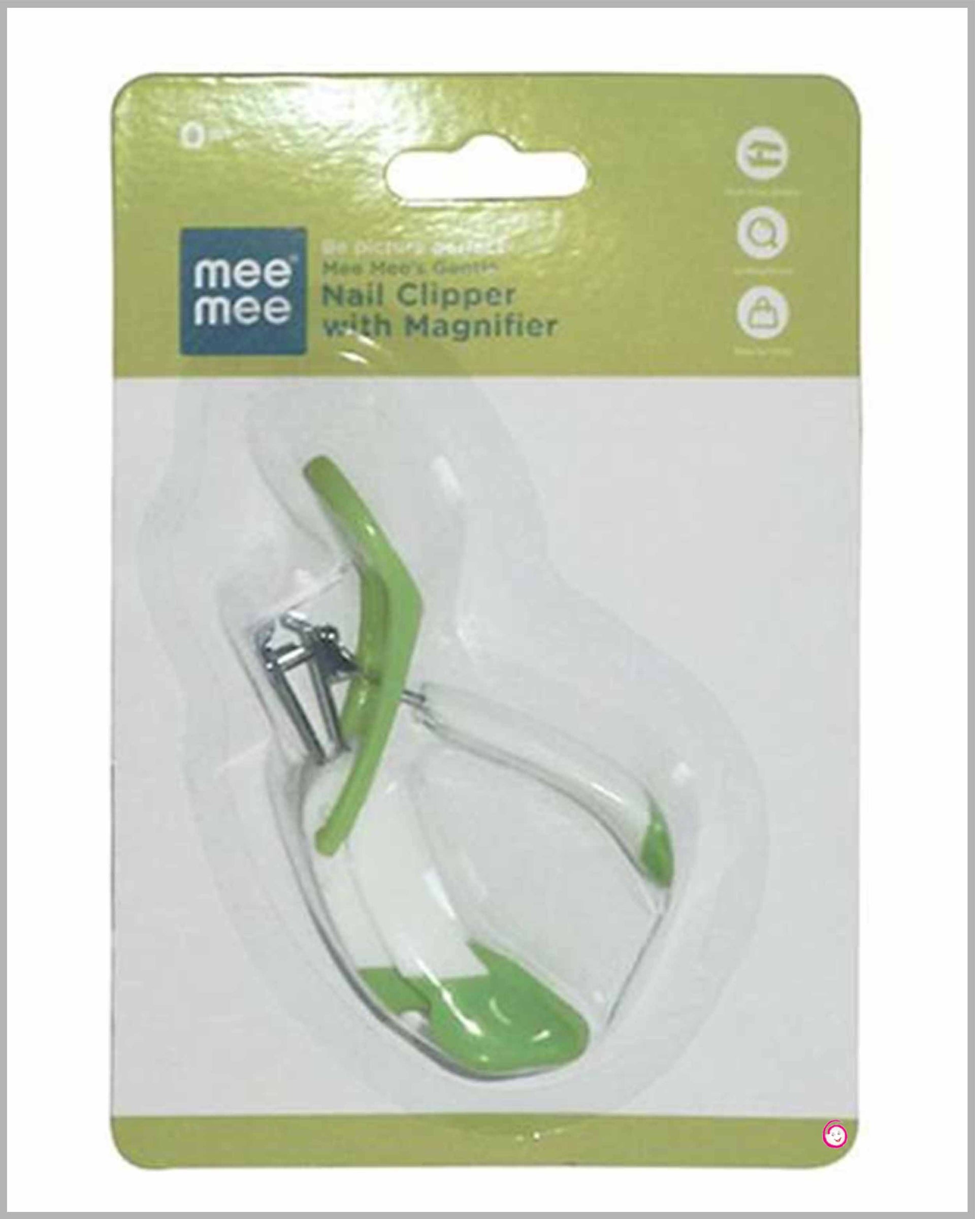 Mee Mee Baby Nail clipper with magnifier Mee Mee Green