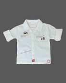 baby boy western wear embroidered shirt and cargo pant set