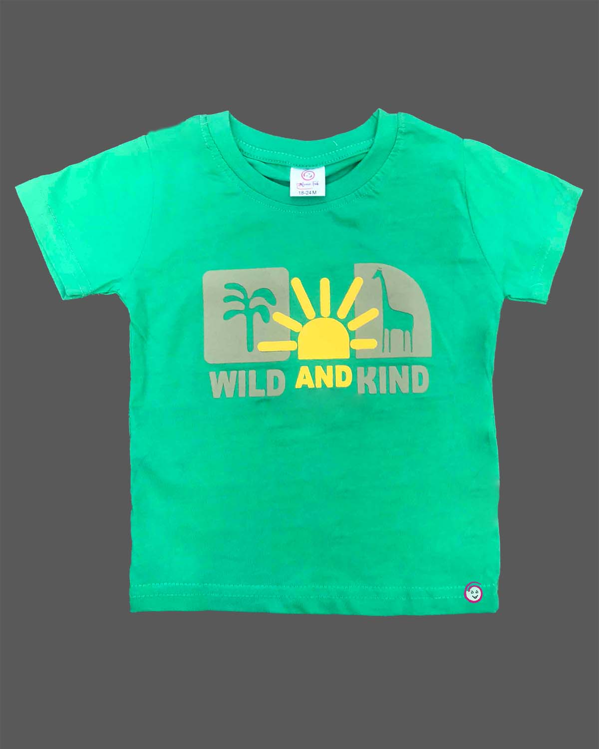 Young prince cotton printed graphic crew neck short sleeve casual tee for kids