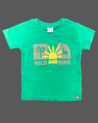 Young prince cotton printed graphic crew neck short sleeve casual tee for kids