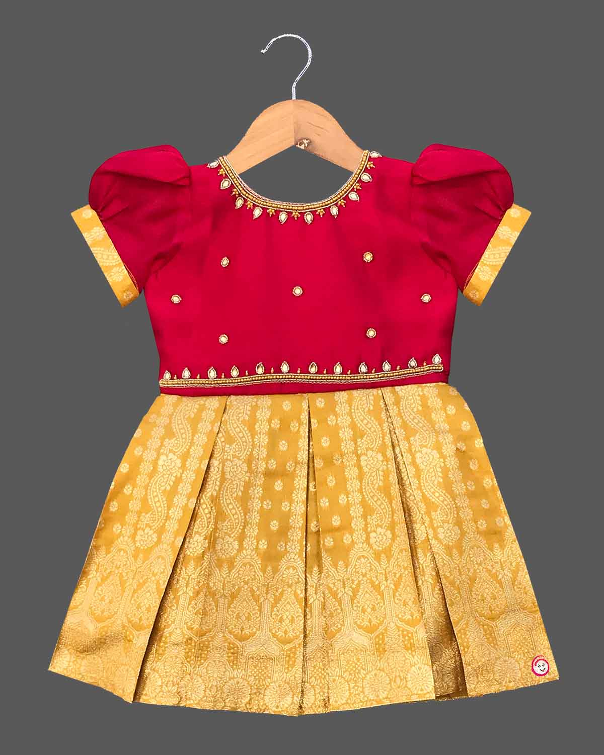 traditional pattu frock