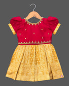 traditional pattu frock