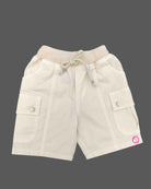 Little gentleman embroidered resort collar shirt and cargo shorts set for boys