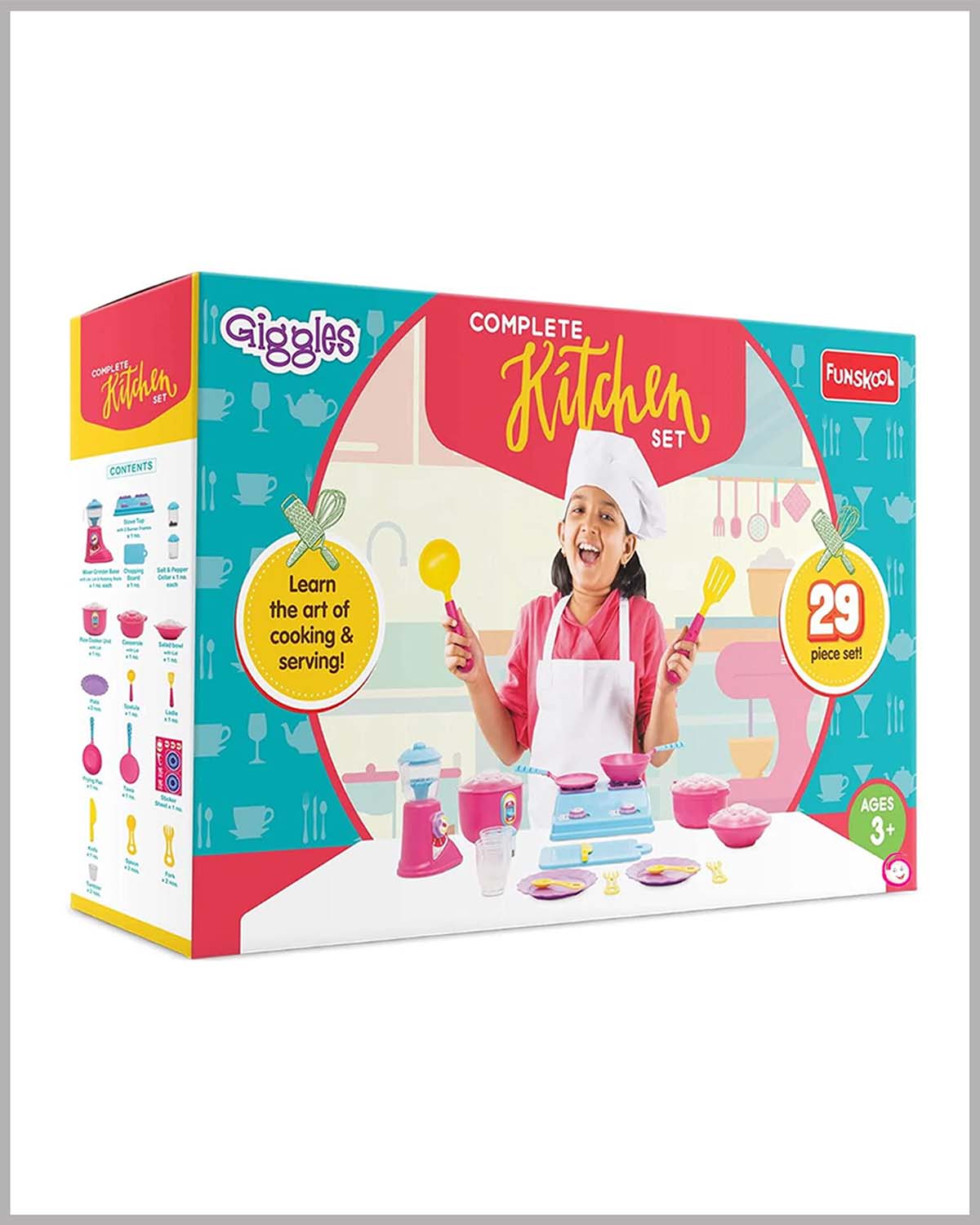 Funskool Giggles Complete Kitchen Set - 3Y+