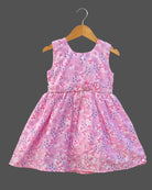 Girls attractive color with casual wear frock - Pink