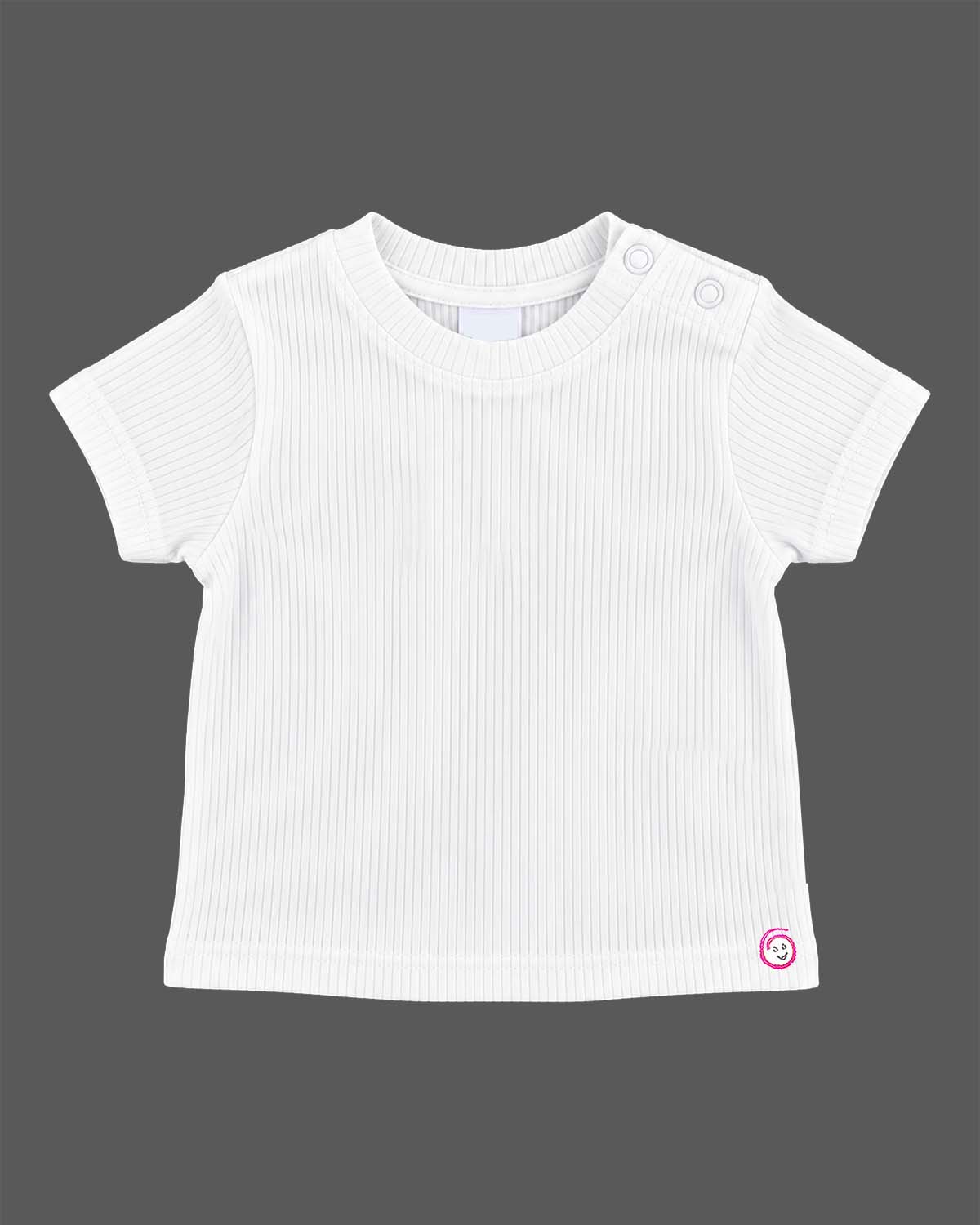 Infant cotton romper set featuring short sleeve t-shirt and cute bunny patch dungaree outfit for baby boys.