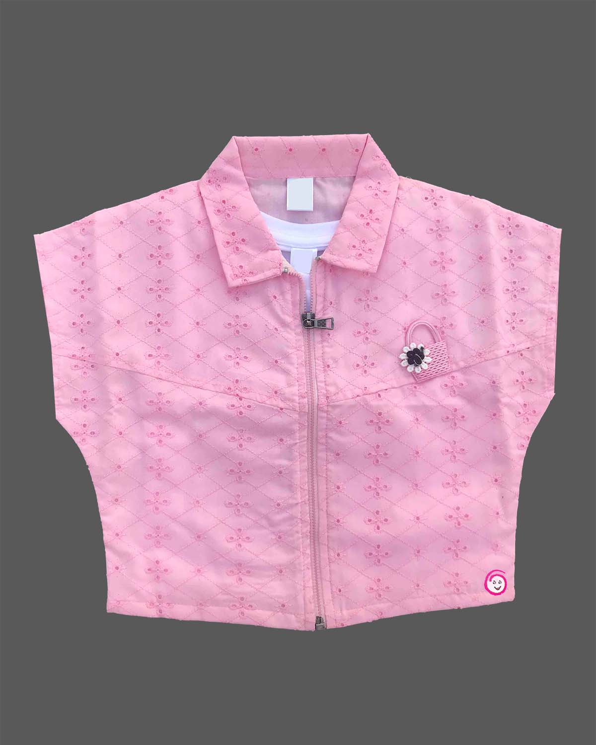 Baby girl schiffli embroidered Co Ord Sets