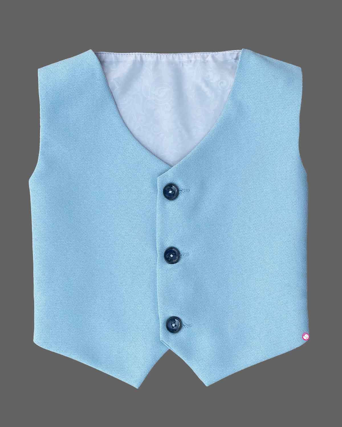 Boys bow tie with formal suits - Sky Blue