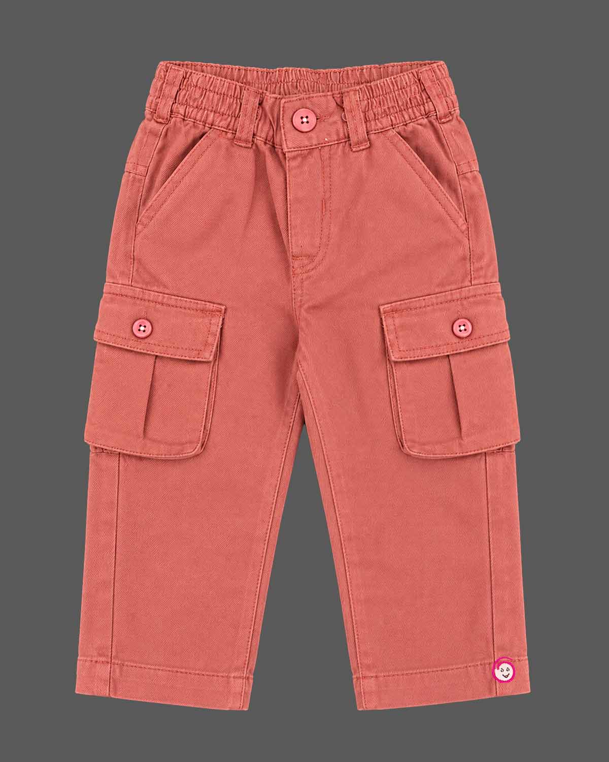 Toddler checked shirt with roll-up sleeves paired with utility cargo trousers for party wear for boys.