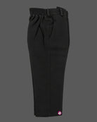 Boys black embellished tuxedo suit set with blazer trousers and bow tie
