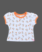 infant pinafore dress set with printed inner tshirt baby clothes for girls