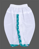 Baby boys bandhani printed angrakha kurta with elasticated dhoti pants and matching velcro booties set.
