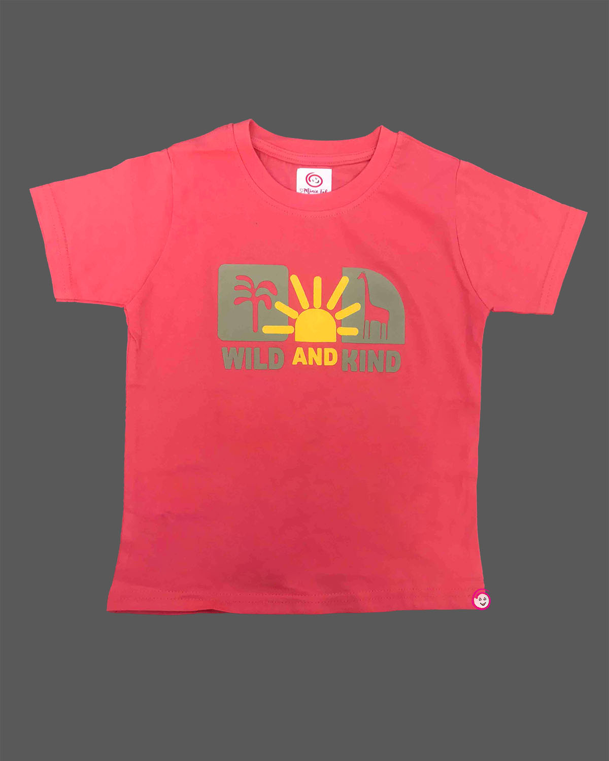 Young prince cotton graphic tee with short sleeves and crew neck for kids casual wear