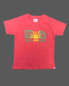 Young prince cotton graphic tee with short sleeves and crew neck for kids casual wear