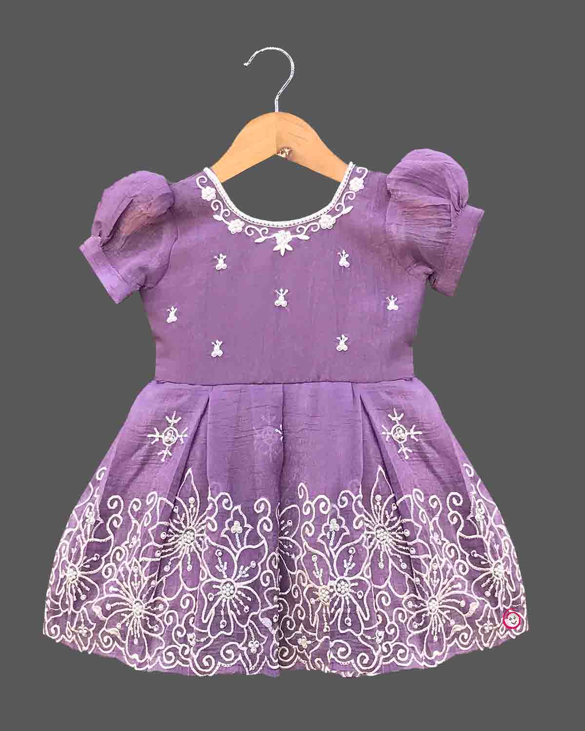 silk frocks for kids