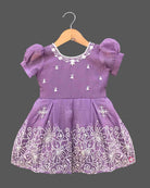 silk frocks for kids
