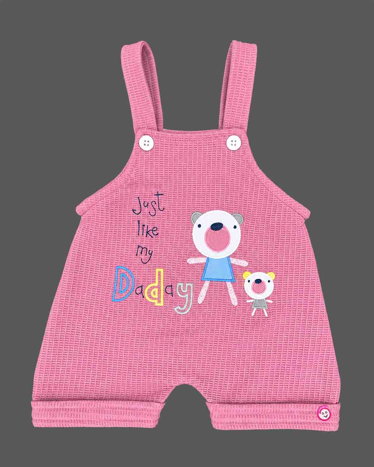 Infant cotton dungaree set and striped t-shirt for baby boy casual clothes and playwear