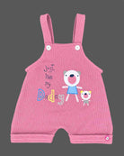Infant cotton dungaree set and striped t-shirt for baby boy casual clothes and playwear