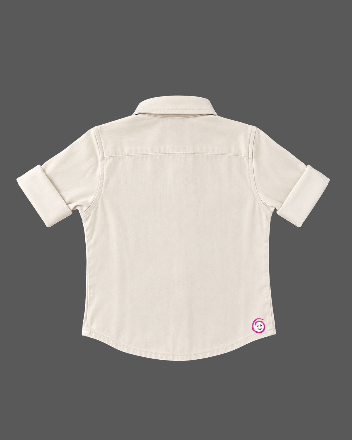 Collared button-down shirt with chest pocket embellishment featured in party wear for boys