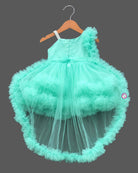 Party  frocks for baby girl with floral embroidered bodice for special occasions.