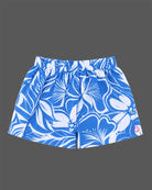 Little gentleman floral printed short sleeve shirt and matching shorts two piece clothing set for boys