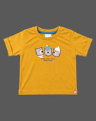 Toddler boy indo western dress for boys featuring striped shirt and cargo pants