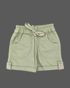 Infant cotton t-shirt with attached waistcoat and matching shorts set for boys casual wear