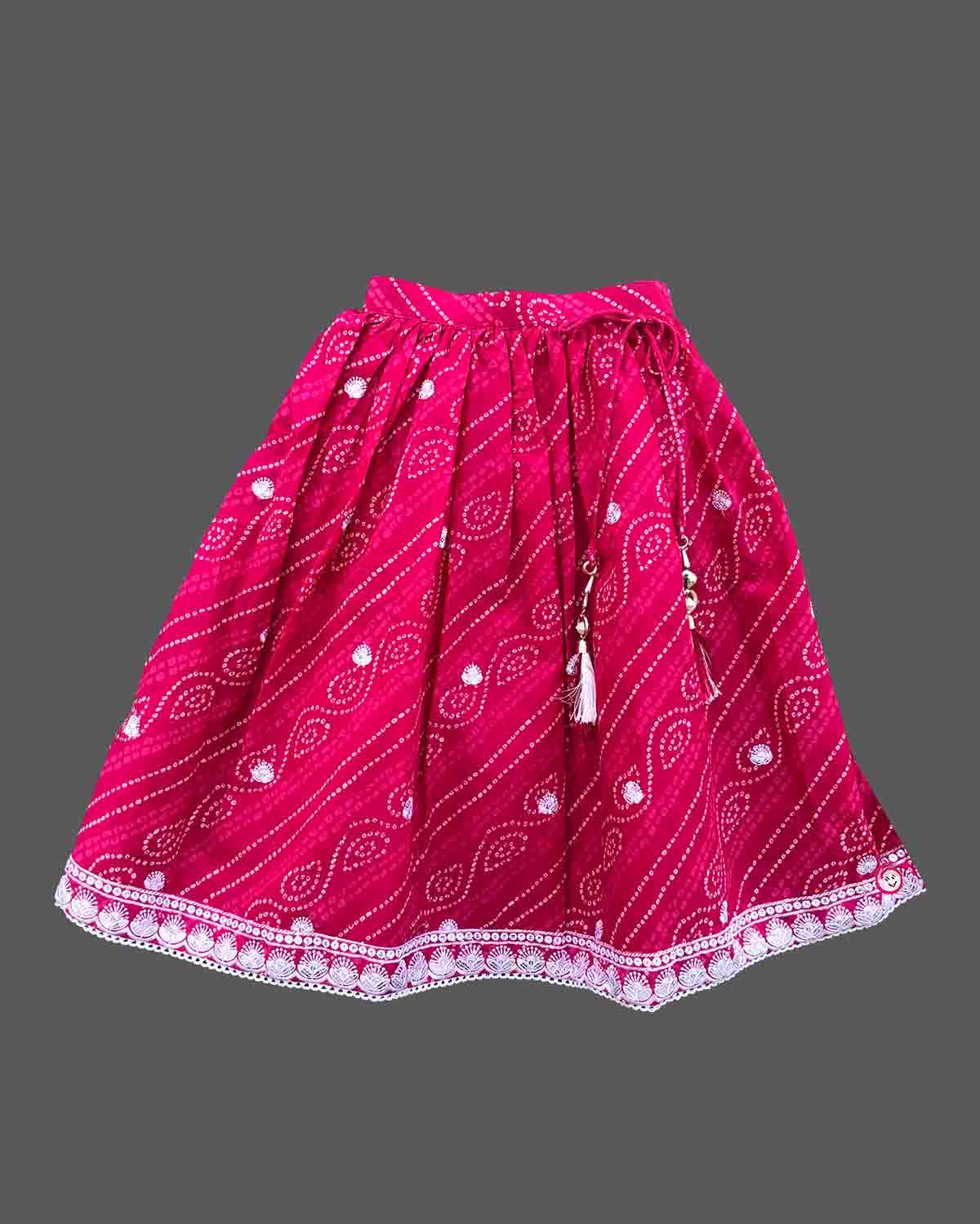 crop top and lehenga