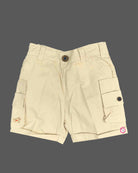Little gentleman printed short sleeveless shirt and cargo shorts casual wear set for boys