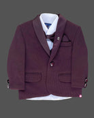 Boys elegant formal suits - Wine