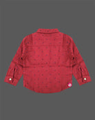 Little boy printed cotton shirt full sleeves button down for casual outings and birthday parties