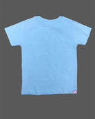 Young prince surf bus printed short sleeve cotton t-shirt for daily play and beach outing