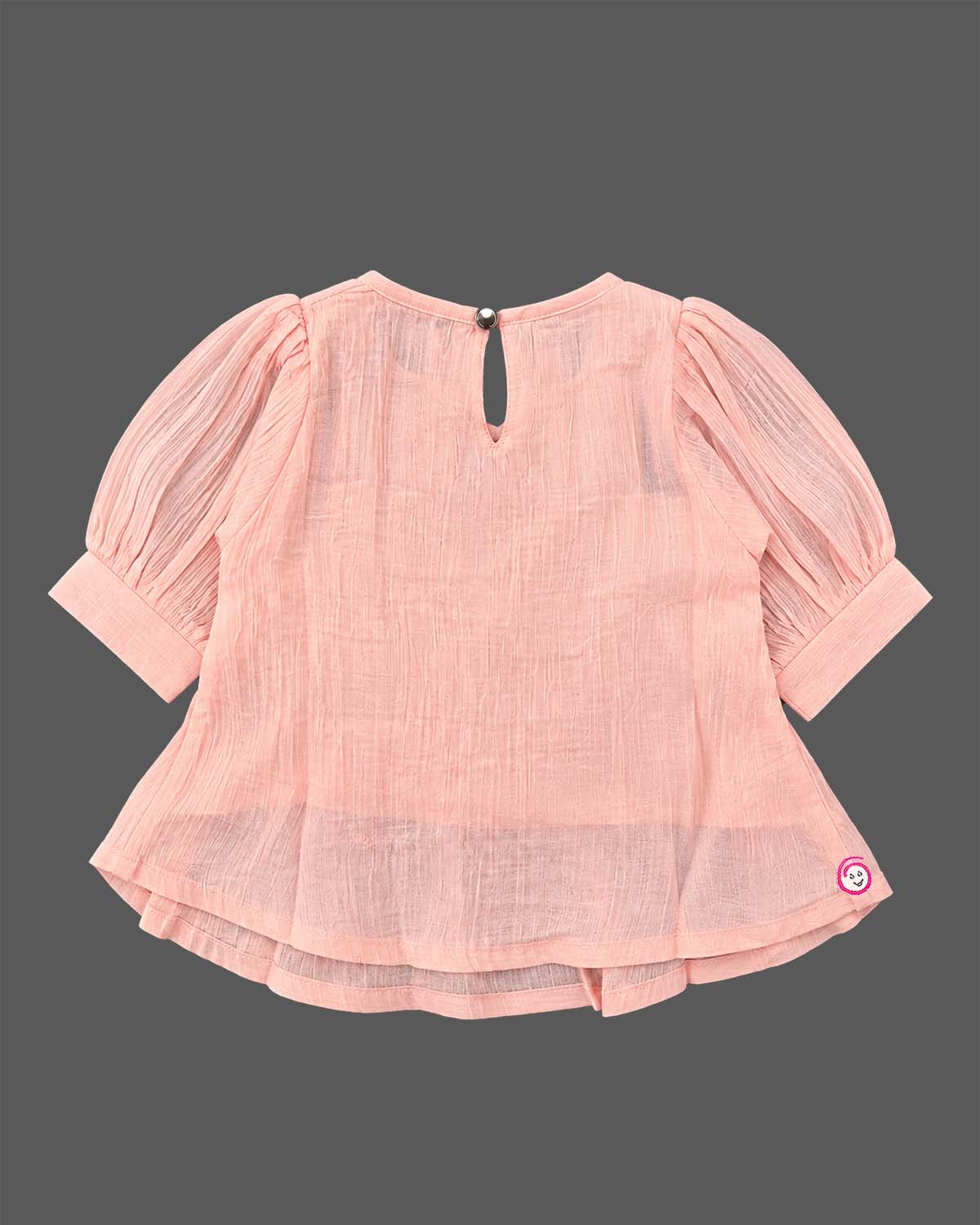 toddler crochet floral top girlish party wear dress children clothing