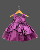 Girls attractive color with partywear frock - Indigo