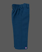 Boys embroidered tuxedo suit set featuring metallic shoulder embroidery, satin shawl lapel blazer, tie, and pant.