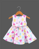 toddler fruit print cotton frock sleeveless casual party dress