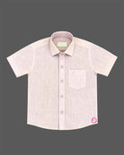 Traditional shirt and dhoti ethnic outfit for young boys festive functions