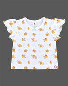 Infant cotton pinafore dress set with top for baby clothes and casual outfits