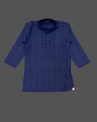 Boys attractive color with kurta and pant - Navy Blue