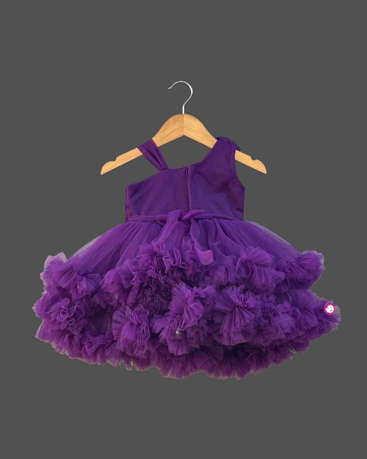 Girls amazing color with party frock - Purple