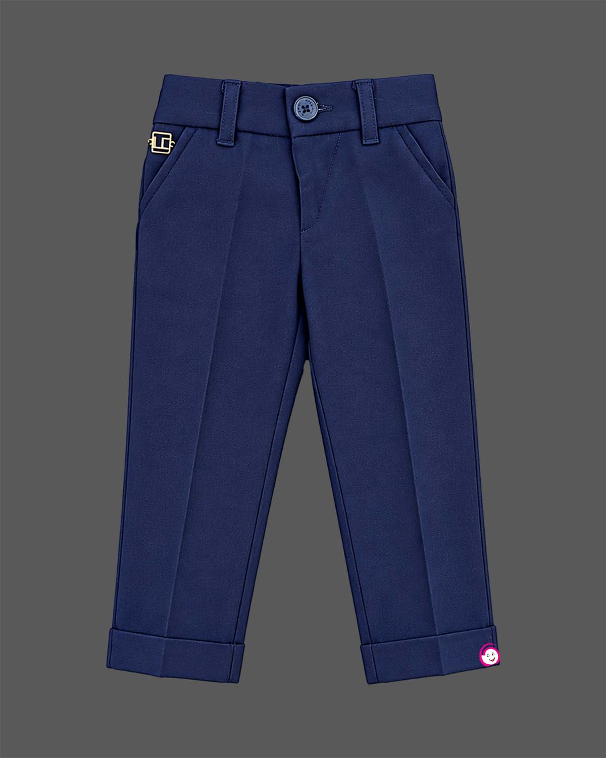 indo western dress for boys featuring abstract print short sleeve shirt and tailored trousers