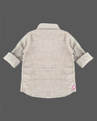 Boys plain casual shirt - Beige