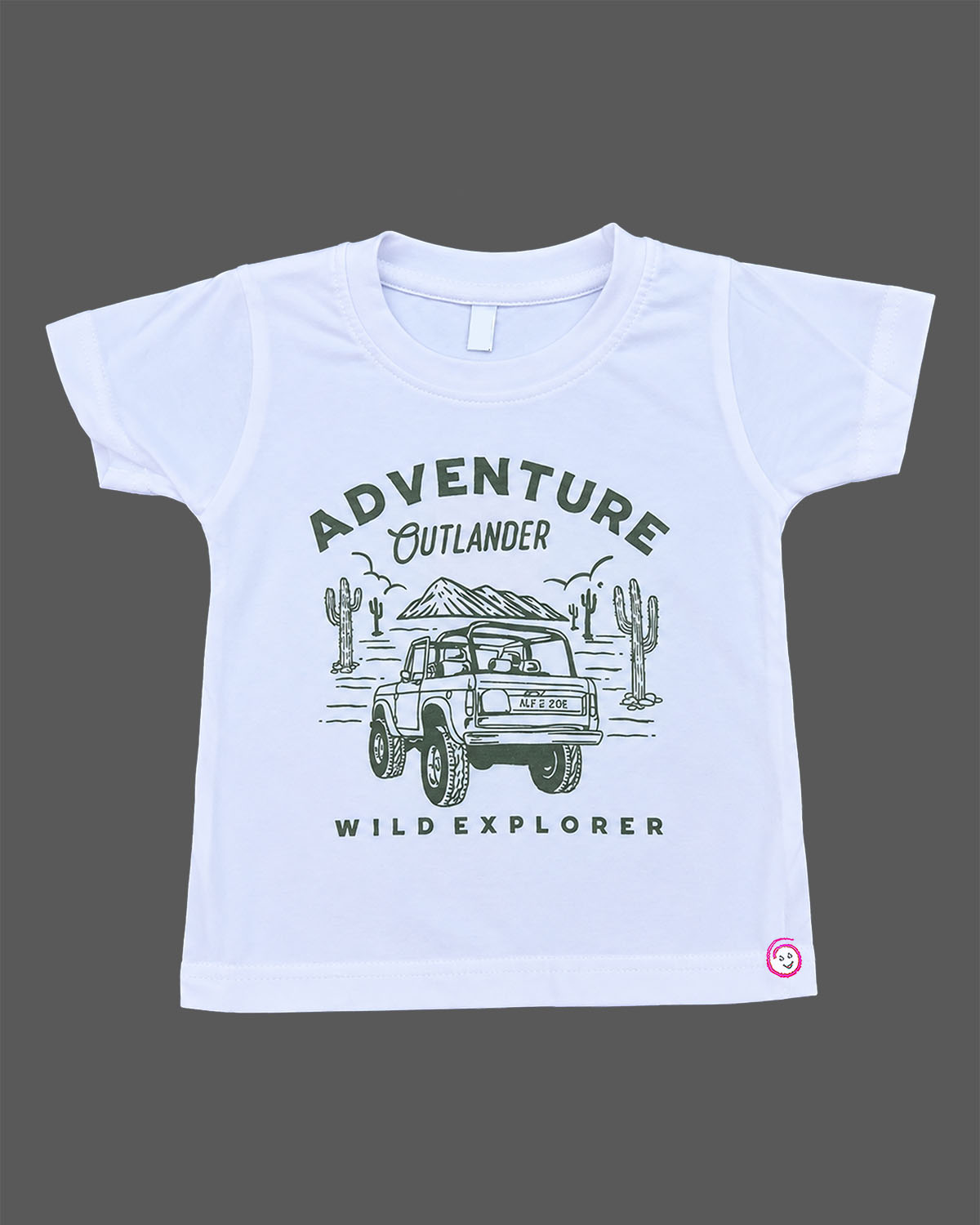 Boys cotton plaid check button-up shirt and graphic printed inner t-shirt 2-piece clothing set