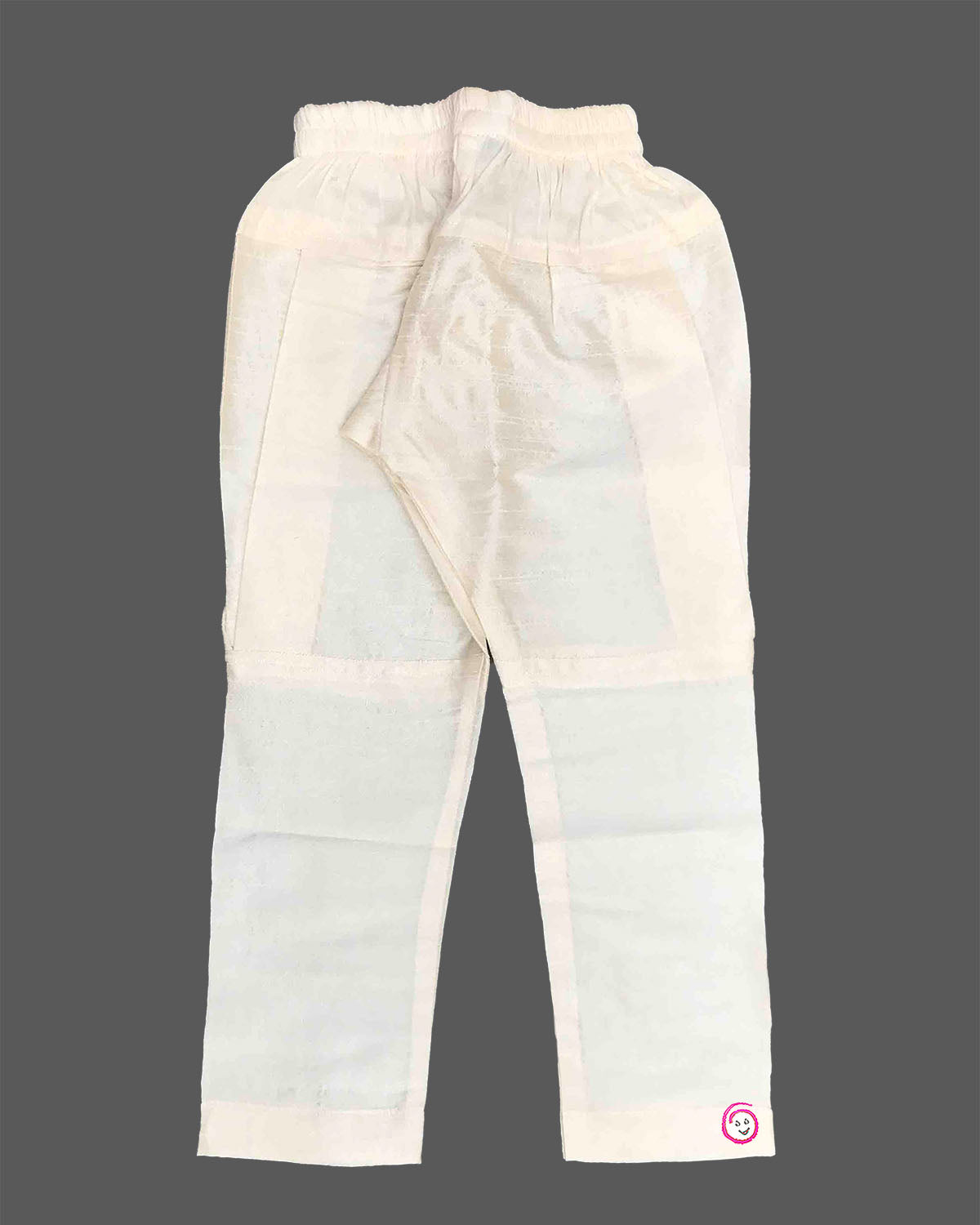 Sky blue embroidered silk sherwani with white pajama set for boys