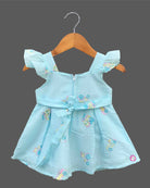 Precious Baby Girl square neck Casual Frock for Summer Playtime