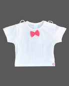 Girls strawberry printed suspender set - Light Yellow