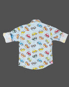 Boys all over print full sleeve shirt - Sky Blue