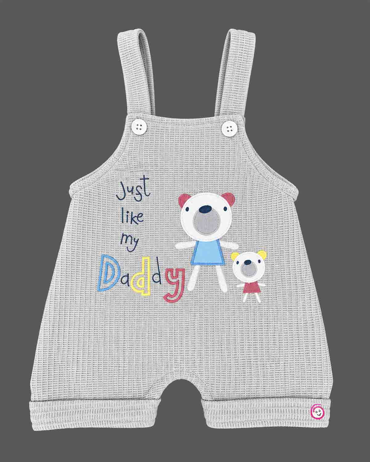 baby boy cotton dungaree set for playwear and casual outing baby clothes